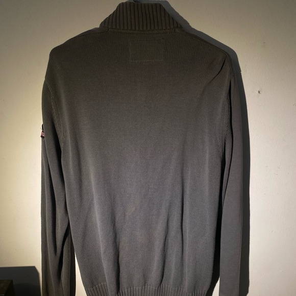 GUESS knit grey heavyweight sweater vintage - Picture 4 of 6